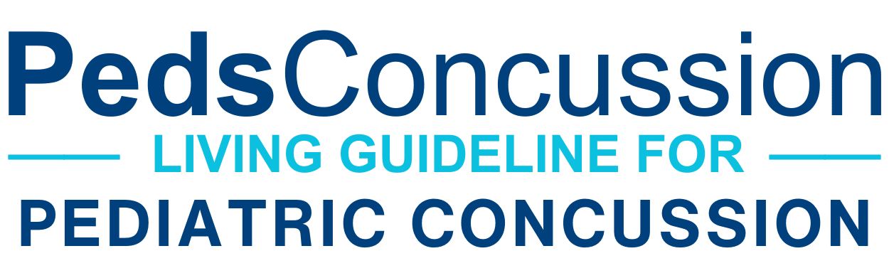 Living Guideline for Pediatric Concussion