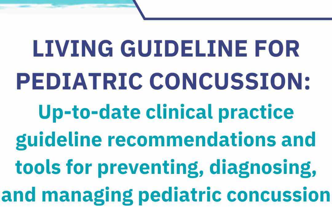 Organizations that Share PedsConcussion Guideline Resources and Tools