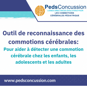 Outil de reconnaissance des commotions cérébrales